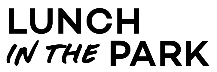 brandkit logos lunch in the park stacked black