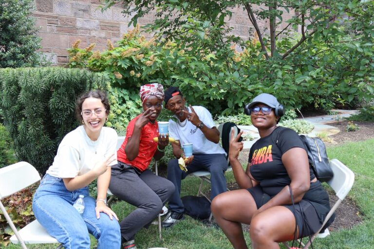 Summer Missions Group In the Grass